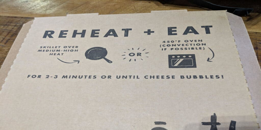 Heating Your Pizza Securely with the Box